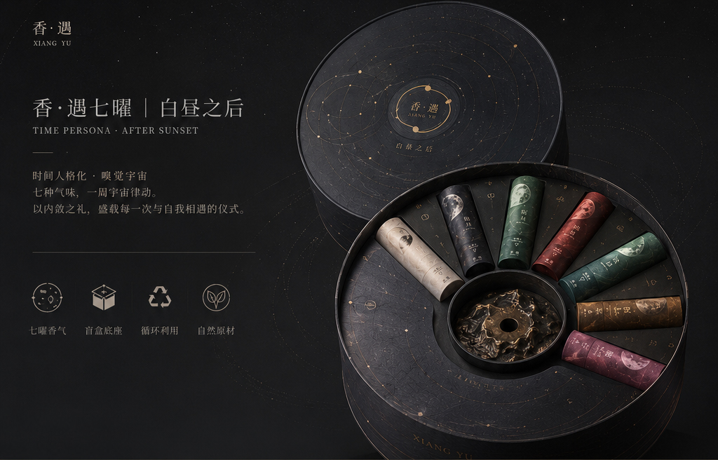 香遇七曜线香礼盒 - 视角二